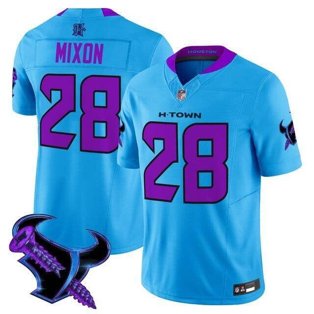 Blue Houston Texans #28 Joe Mixon F.U.S.E. Vapor Limited Stitched Football Jersey - HTJ291