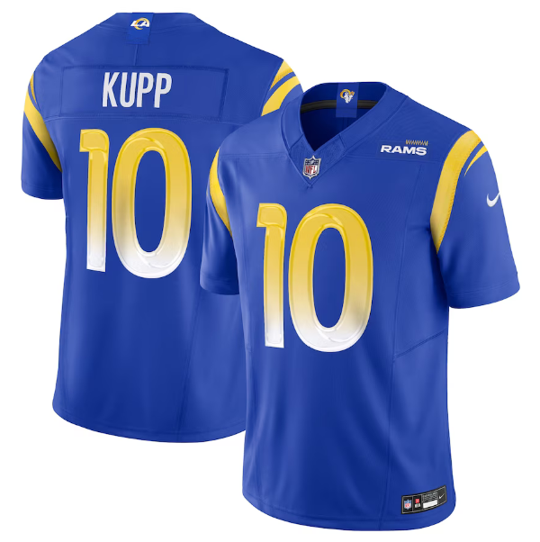 Royal Los Angeles Rams #10 Cooper Kupp 2023 F.U.S.E. Vapor Untouchable Limited Stitched Football Jersey - LAR521