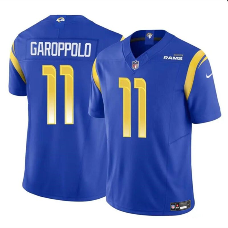 Blue Los Angeles Rams #11 Jimmy Garoppolo 2024 F.U.S.E. Vapor Untouchable Stitched Football Jersey - LAR368