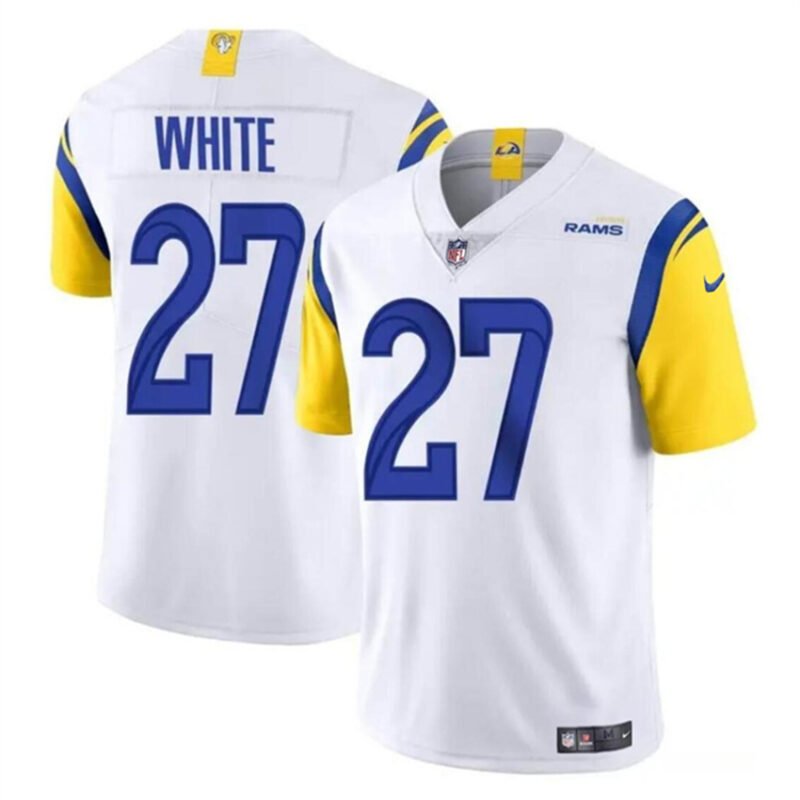 White Los Angeles Rams #27 Tre'Davious White Vapor Untouchable Stitched Football Jersey - LAR283