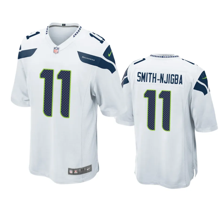 White Seattle Seahawks #11 Jaxon Smith-Njigba Stitched Game Jersey