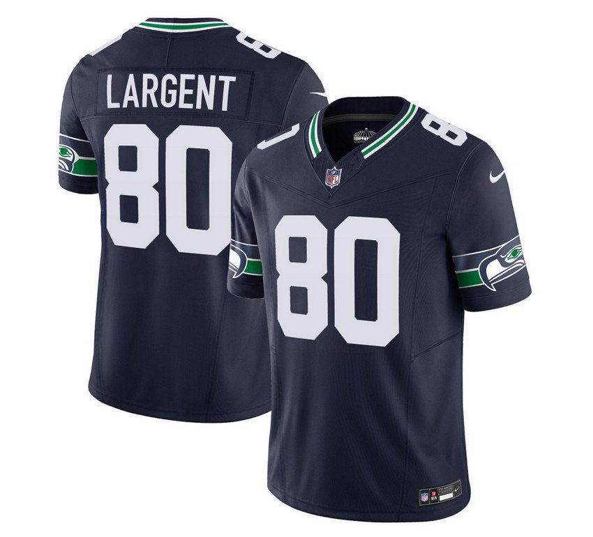 Navy Seattle Seahawks #80 Steve Largent 2023 F.U.S.E. Limited Stitched Football Jersey