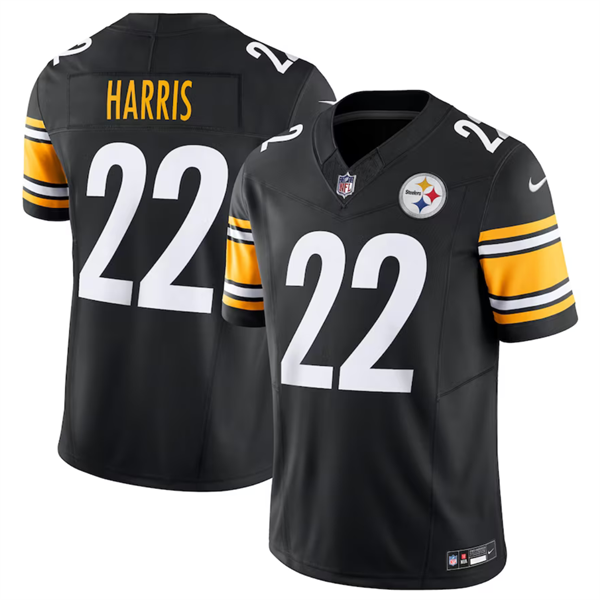 Black Pittsburgh Steelers #22 Najee Harris 2023 F.U.S.E. Vapor Untouchable Limited Stitched Jersey - PSJ845
