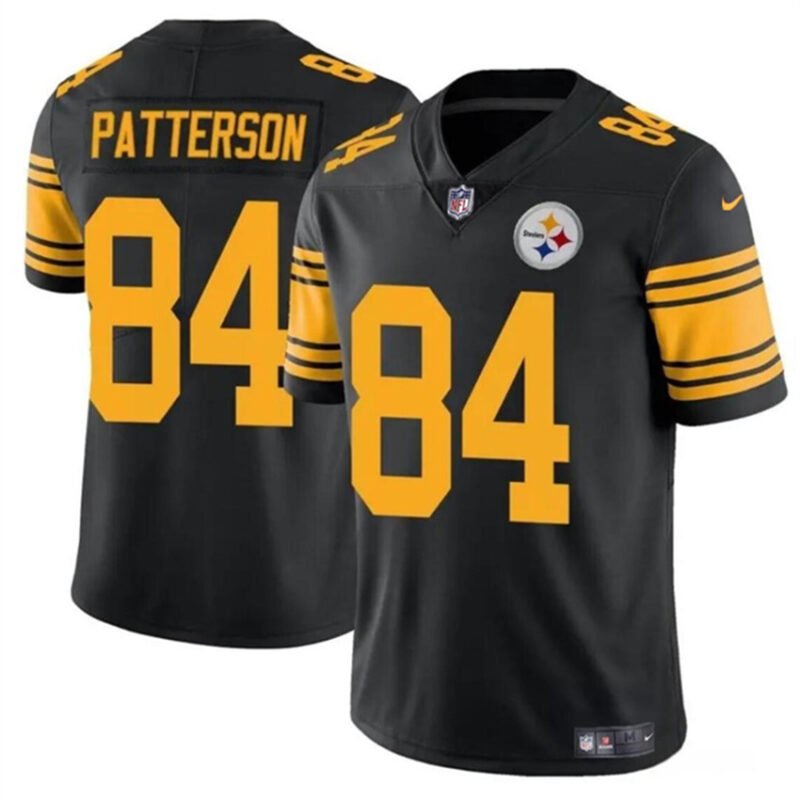 Black Pittsburgh Steelers #84 Cordarrelle Patterson Color Rush Limited Stitched Jersey - PSJ180