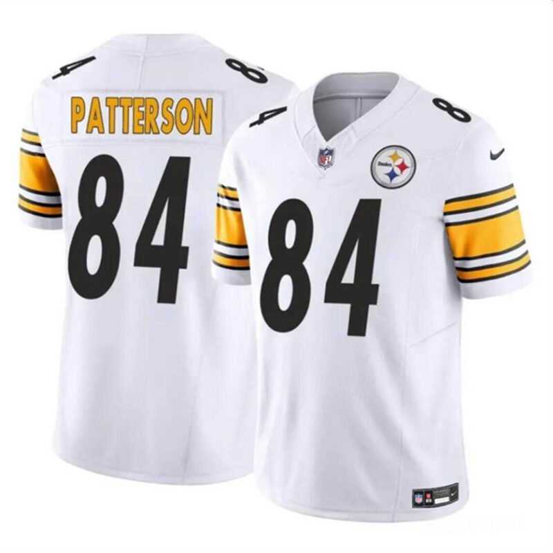 White Pittsburgh Steelers #84 Cordarrelle Patterson 2024 F.U.S.E Vapor Untouchable Limited Stitched Jersey - PSJ695