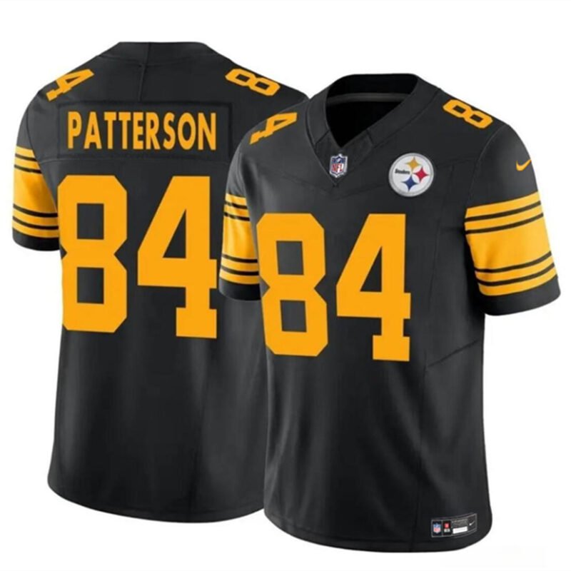 Black Pittsburgh Steelers #84 Cordarrelle Patterson 2024 F.U.S.E. Color Rush Limited Stitched Jersey - PSJ639