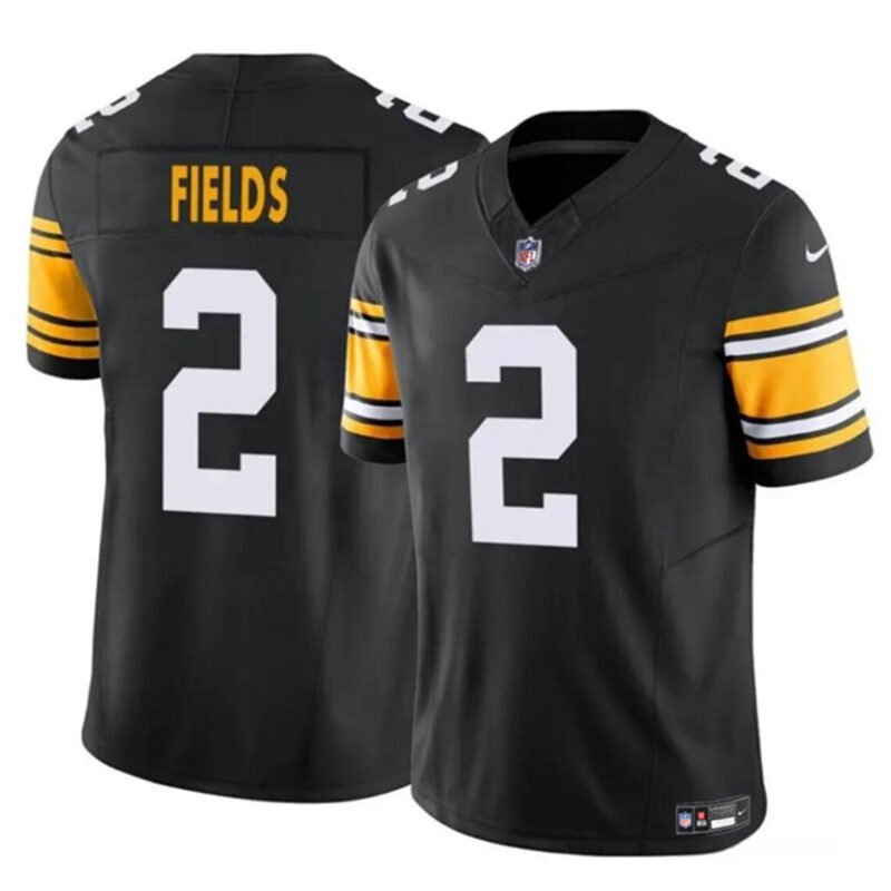 Black Pittsburgh Steelers #2 Justin Fields 2024 F.U.S.E. Vapor Untouchable Limited Stitched Jersey - PSJ163