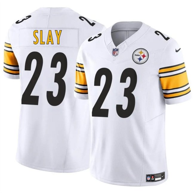 White Pittsburgh Steelers #23 Darius Slay Jr. 2025 F.U.S.E. Vapor Untouchable Limited Stitched Jersey - PSJ681