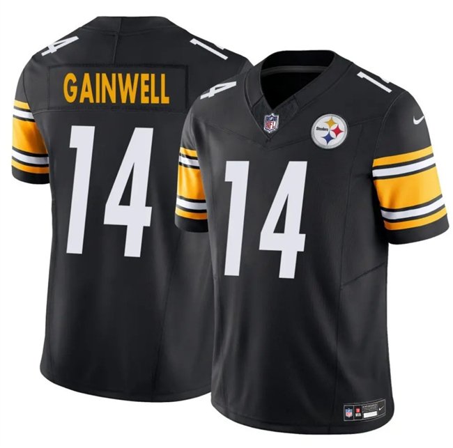Black Pittsburgh Steelers #14 Kenneth Gainwell 2025 F.U.S.E. Vapor Untouchable Limited Stitched Jersey - PSJ53