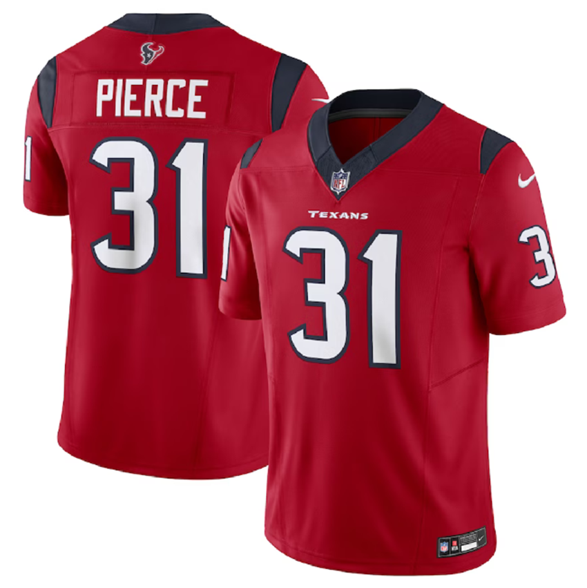 Red Houston Texans #31 Dameon Pierce 2023 F.U.S.E Vapor Untouchable Stitched Football Jersey - HTJ386