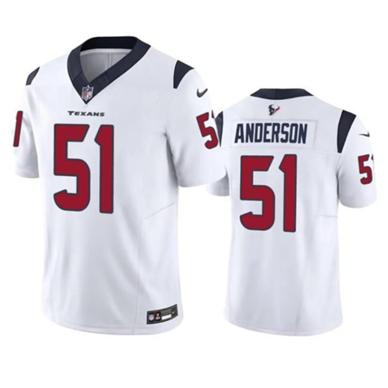 White Houston Texans #51 Will Anderson Jr. 2023 F.U.S.E Vapor Untouchable Stitched Football Jersey - HTJ368