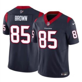 Navy Houston Texans #85 Noah Brown 2023 F.U.S.E Vapor Untouchable Stitched Football Jersey - HTJ402