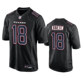 Black Houston Texans #18 Case Keenum Fashion Vapor Untouchable Limited Stitched Football Jersey - HTJ93
