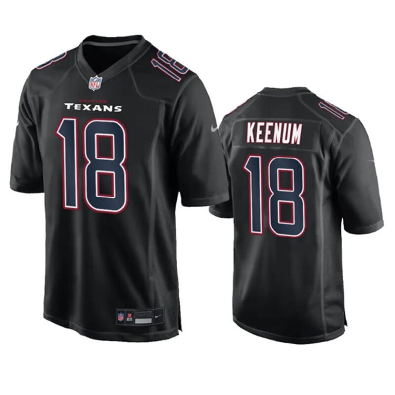 Black Houston Texans #18 Case Keenum Fashion Vapor Untouchable Limited Stitched Football Jersey - HTJ93