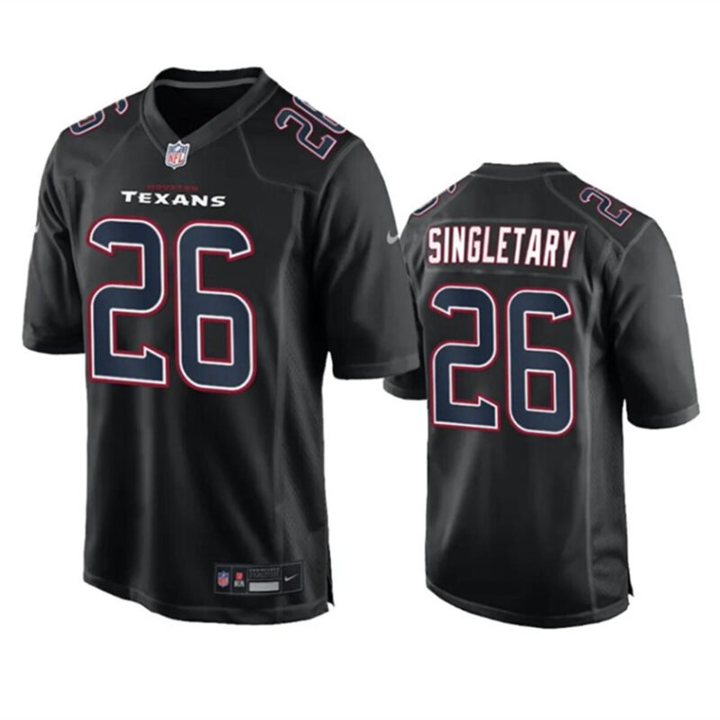 Black Houston Texans #26 Devin Singletary Fashion Vapor Untouchable Limited Stitched Football Jersey - HTJ257