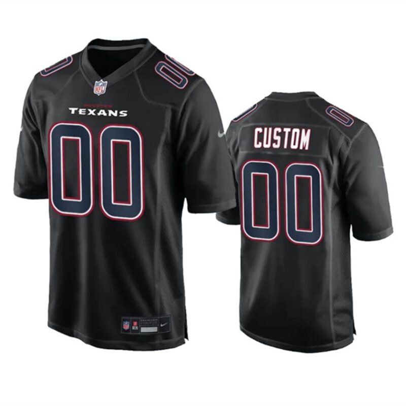 Black Houston Texans Active Player Custom Fashion Vapor Untouchable Limited Stitched Football Jersey - HTJ84