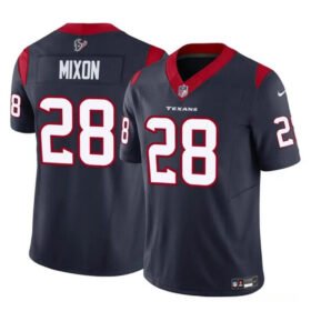 Navy Houston Texans #28 Joe Mixon 2024 F.U.S.E Vapor Untouchable Stitched Football Jersey - HTJ89