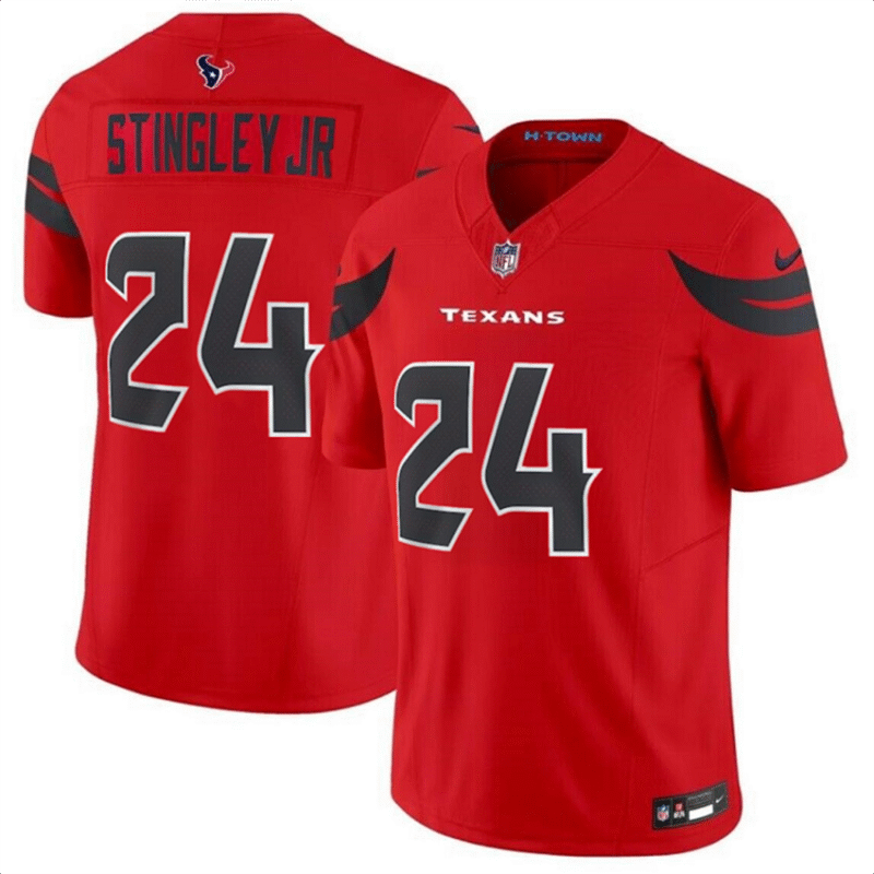 Red Houston Texans #24 Derek Stingley Jr. 2024 Alternate F.U.S.E Vapor Stitched Jersey - HTJ319