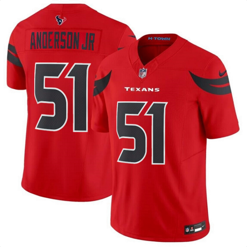 Red Houston Texans #51 Will Anderson Jr. 2024 Alternate F.U.S.E Vapor Stitched Jersey - HTJ175