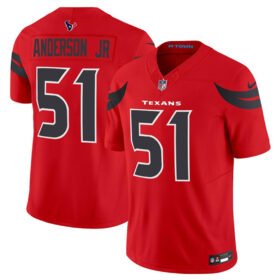 Red Houston Texans #51 Will Anderson Jr. 2024 Alternate Vapor F.U.S.E. Limited Stitched Jersey - HTJ281