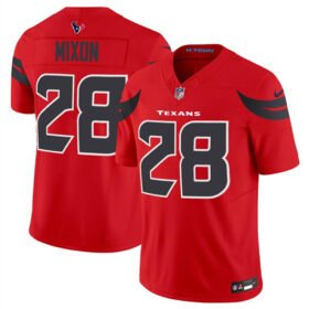 Red Houston Texans #28 Joe Mixon 2024 Alternate F.U.S.E Limited Stitched Jersey - HTJ248