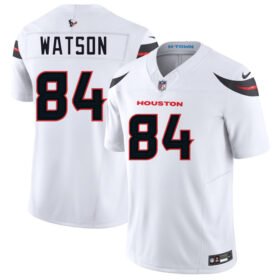 White Houston Texans #84 Justin Watson 2024 Vapor F.U.S.E. Limited Stitched jersey - HTJ23