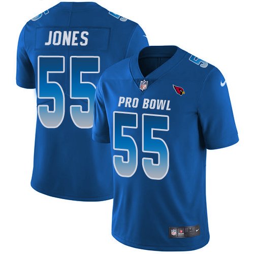Nike Cardinals #55 Chandler Jones Royal Stitched NFL Limited NFC 2018 Pro Bowl Jersey - ACJ287