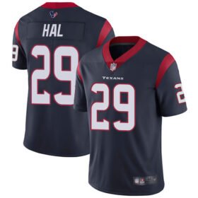 Nike Texans #29 Andre Hal Navy Blue Team Color Stitched NFL Vapor Untouchable Limited Jersey - HTJ331