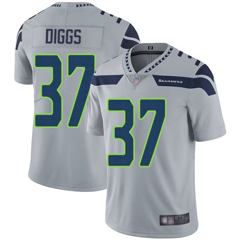 Nike Seahawks #37 Quandre Diggs Grey Alternate Stitched NFL Vapor Untouchable Limited Jersey