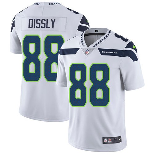 Nike Seahawks #88 Will Dissly White Stitched NFL Vapor Untouchable Limited Jersey