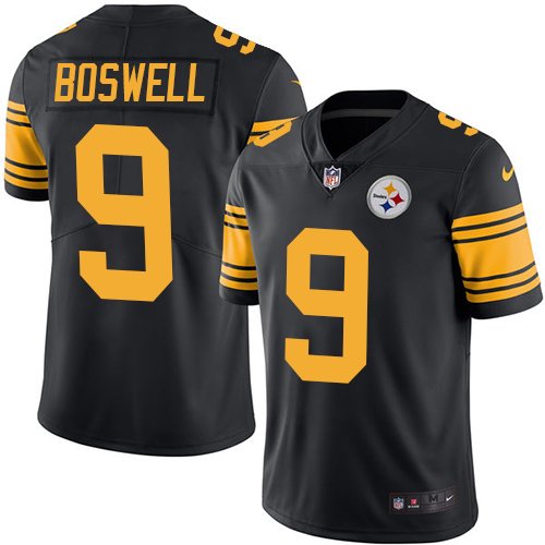 Nike Steelers #9 Chris Boswell Black Stitched NFL Limited Rush Jersey - PSJ718
