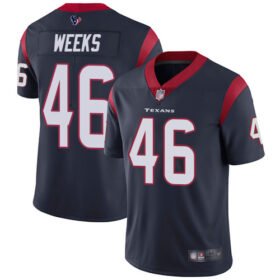 Nike Texans #46 Jon Weeks Navy Blue Team Color Stitched NFL Vapor Untouchable Limited Jersey - HTJ158