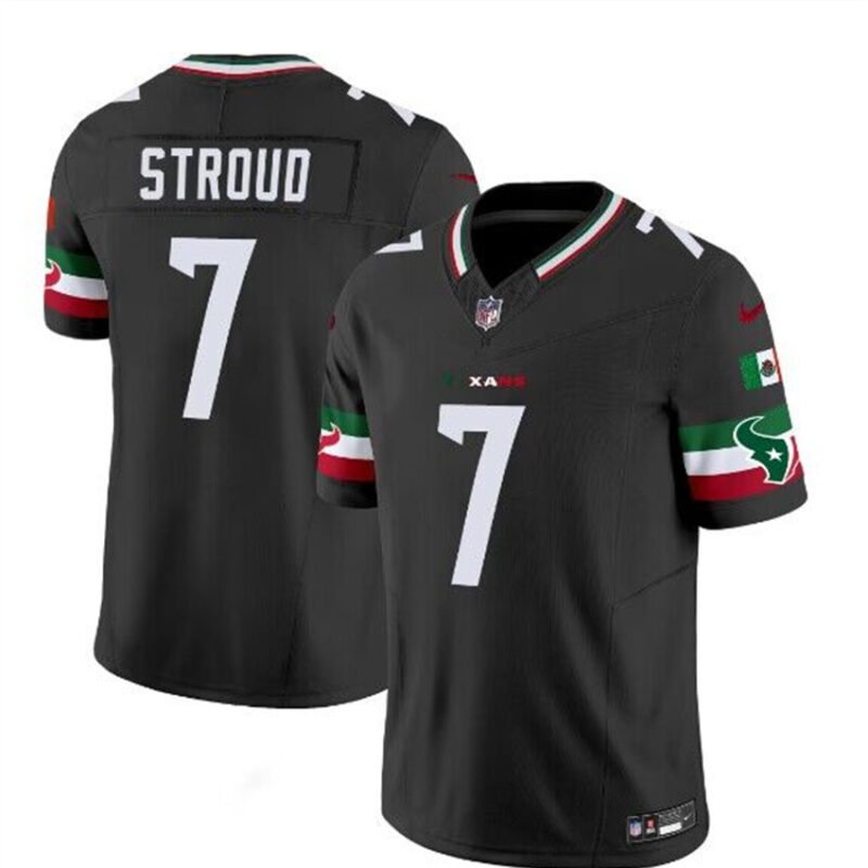 Black Houston Texans #7 C.J. Stroud Mexico F.U.S.E. Vapor Limited Stitched Jersey - HTJ336