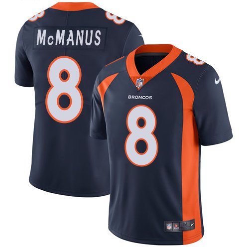 Nike Broncos #8 Brandon McManus Navy Blue Alternate Stitched NFL Vapor Untouchable Limited Jersey