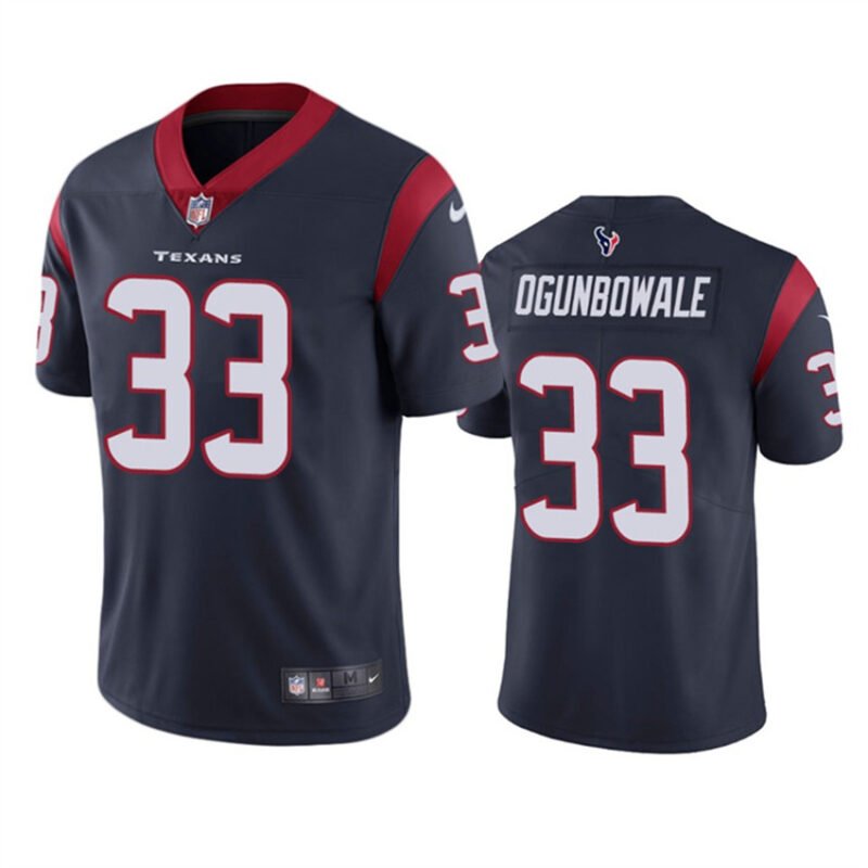 Navy Houston Texans #33 Dare Ogunbowale Vapor Untouchable Limited Stitched Jersey - HTJ262