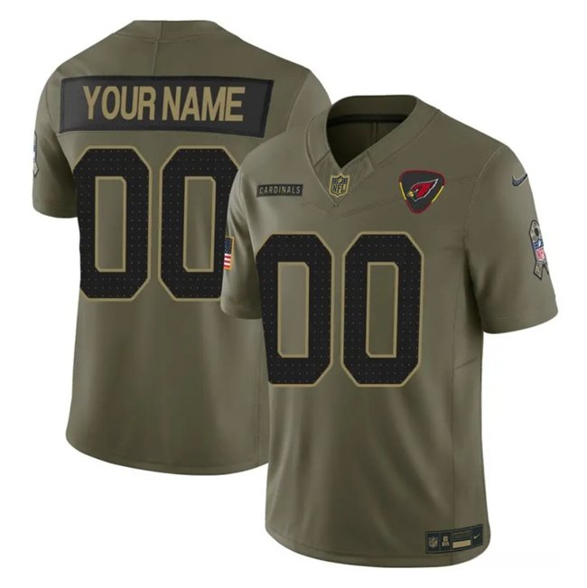 Olive Arizona Cardinals Active Player Custom 2025 F.U.S.E. Salute to Service Limited Stitched Football Jersey - ACJ208