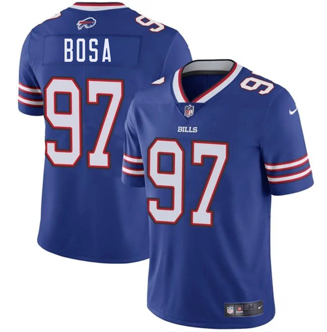 Blue Buffalo Bills #97 Joey Bosa 2025 Vapor Untouchable Limited Stitched Football Jersey - BBN25