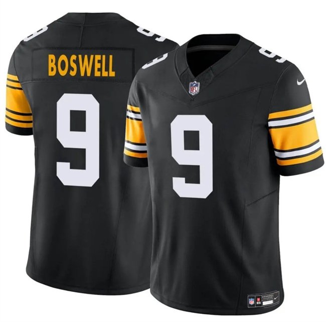 Black Pittsburgh Steelers #9 Chris Boswell 2024 F.U.S.E. Alternate Vapor Untouchable Limited Stitched Jersey - PSJ509