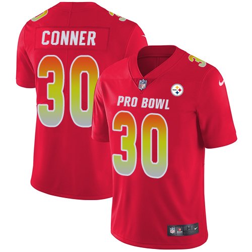 Nike Steelers #30 James Conner Red Stitched NFL Limited AFC 2019 Pro Bowl Jersey - PSJ244