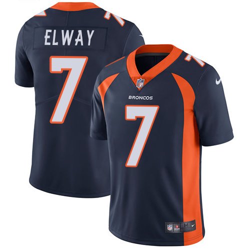 Nike Broncos #7 John Elway Navy Blue Alternate Stitched NFL Vapor Untouchable Limited Jersey