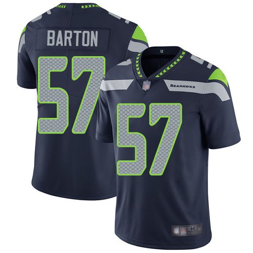 Nike Seahawks #57 Cody Barton Steel Blue Team Color Stitched NFL Vapor Untouchable Limited Jersey