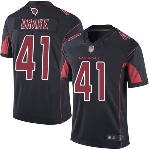 Nike Cardinals #41 Kenyan Drake Black Stitched NFL Limited Rush Jersey - ACJ20