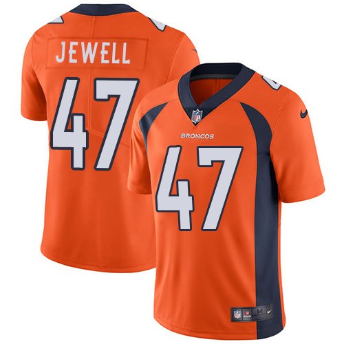 Nike Broncos #47 Josey Jewell Orange Team Color Stitched NFL Vapor Untouchable Limited Jersey