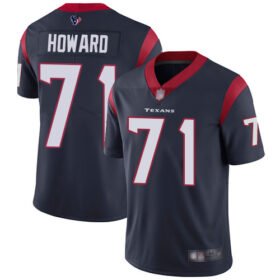 Nike Texans #71 Tytus Howard Navy Blue Team Color Stitched NFL Vapor Untouchable Limited Jersey - HTJ231