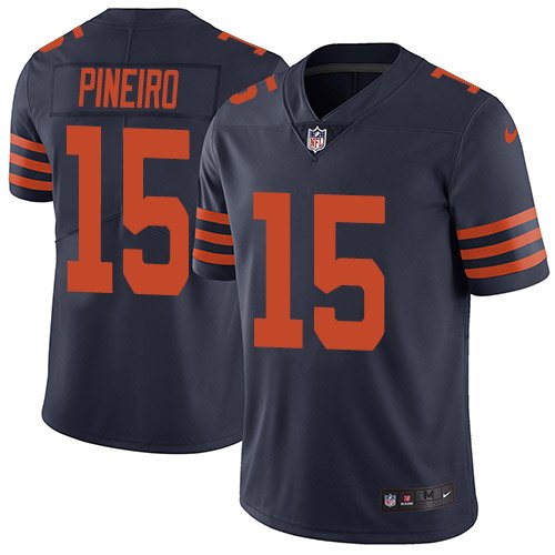 Nike Bears #15 Eddy Pineiro Navy Blue Alternate Stitched NFL Vapor Untouchable Limited Jersey - CBJ463