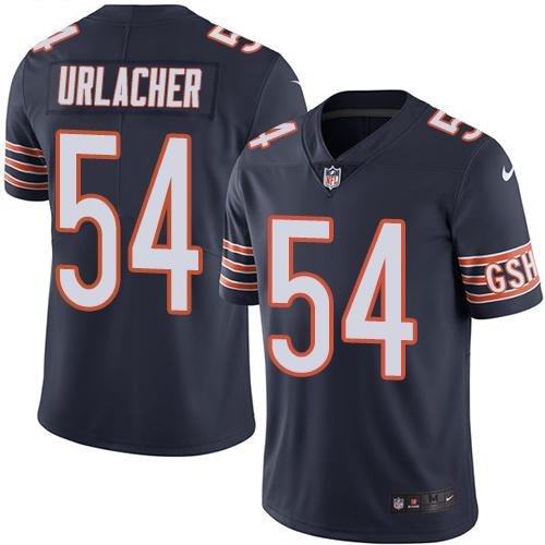 Nike Bears #54 Brian Urlacher Navy Blue Team Color Stitched NFL Vapor Untouchable Limited Jersey - CBJ147