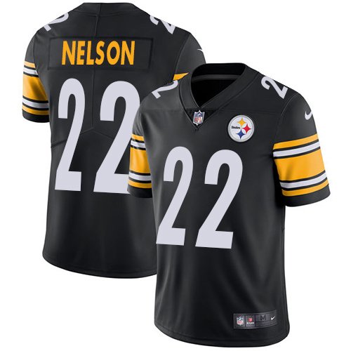 Nike Steelers #22 Steven Nelson Black Team Color Stitched NFL Vapor Untouchable Limited Jersey - PSJ209