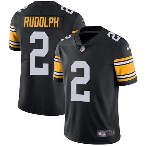 Nike Steelers #2 Mason Rudolph Black Alternate Stitched NFL Vapor Untouchable Limited Jersey - PSJ834