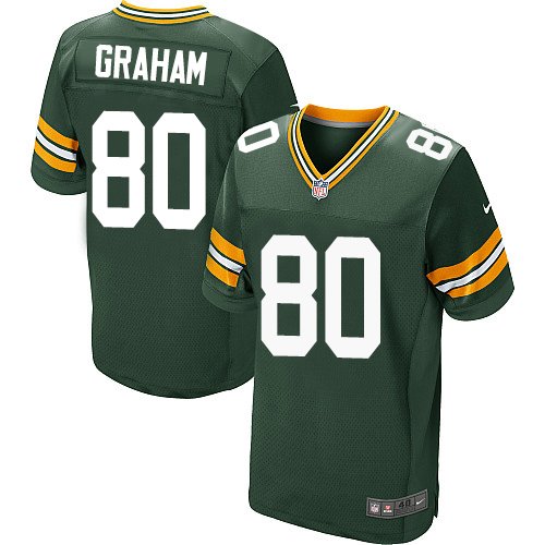 Nike Packers #80 Jimmy Graham Green Team Color Stitched NFL Elite Jersey - GBJ170