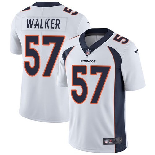 Nike Broncos #57 Demarcus Walker White Stitched NFL Vapor Untouchable Limited Jersey